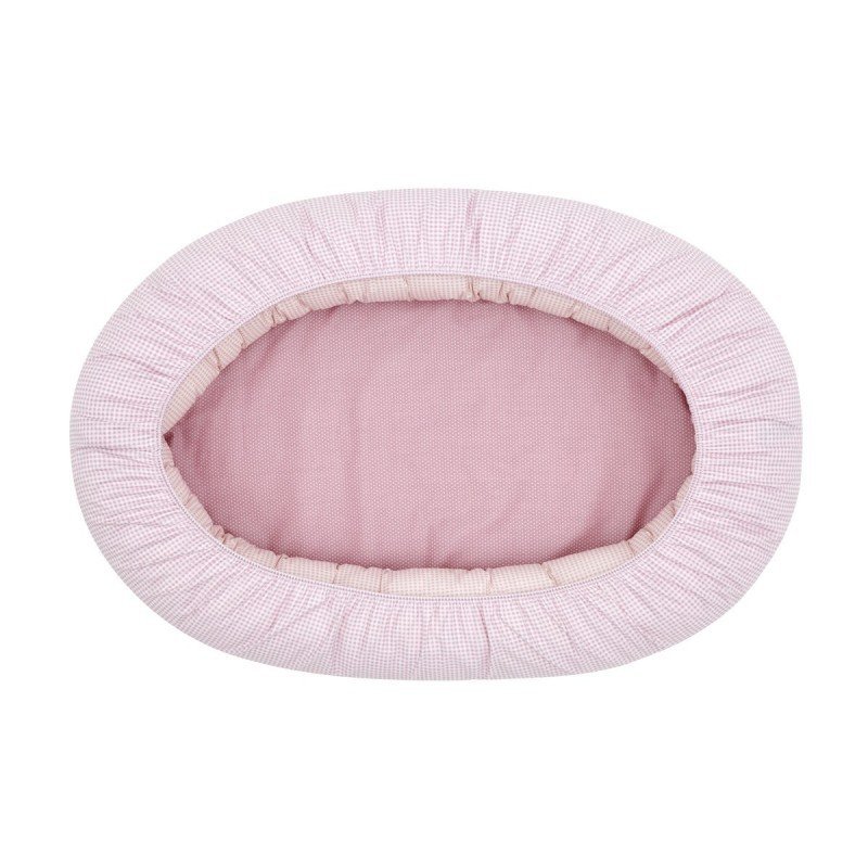 Cambrass CUNA NIDO BEBE VICHY10 55x90x15 CM ROSA