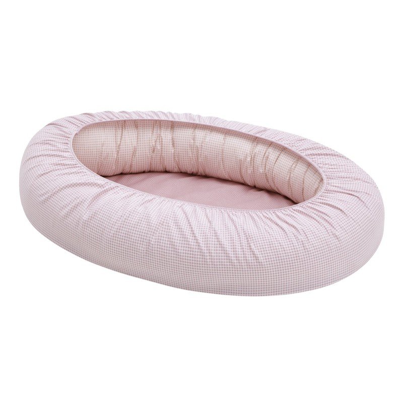 Cambrass CUNA NIDO BEBE VICHY10 55x90x15 CM ROSA