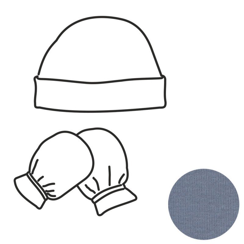 Cambrass GORRO Y MANOPLAS LISO TRADEWINDS