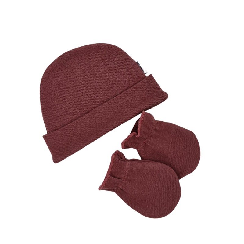 Cambrass GORRO Y MANOPLAS LISO WOODCHUCK