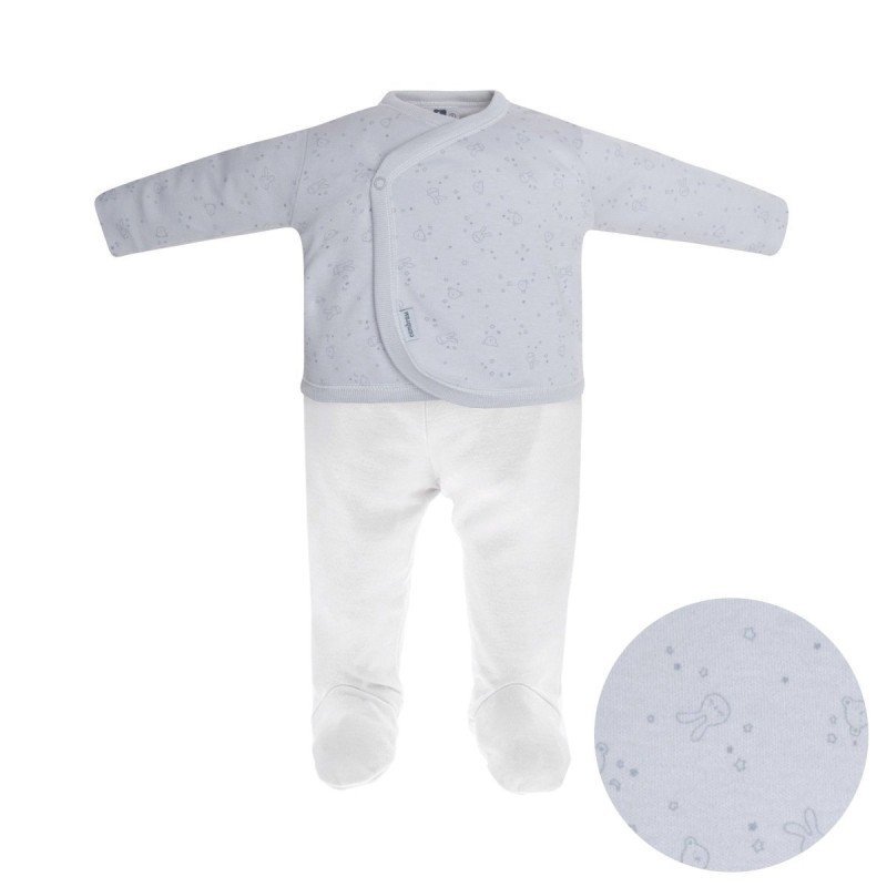 Cambrass JGO.JUBON CRUZADO + POLAINA 410 1-LISO GRIS