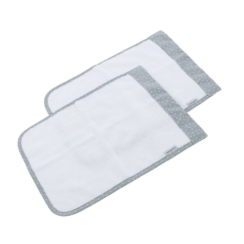 Cambrass JUEGO 2 TOALLAS FOREST GRIS 25x35x1 CM