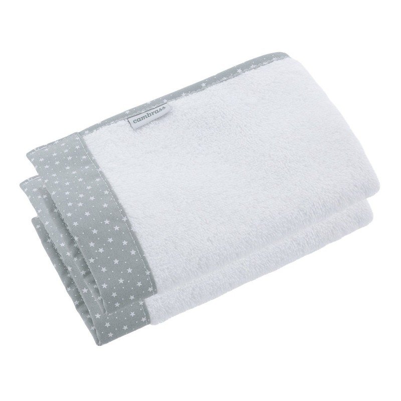 Cambrass JUEGO 2 TOALLAS FOREST GRIS 25x35x1 CM