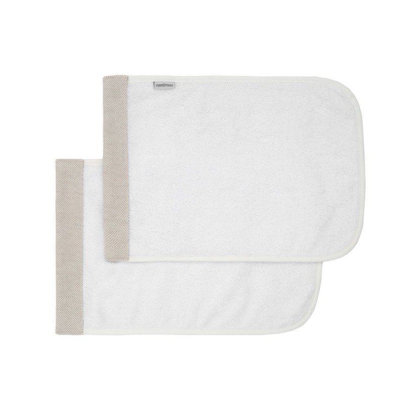 Cambrass JUEGO 2 TOALLAS LINO BEIGE 25x35x1 CM