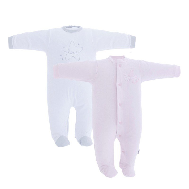 Cambrass PACK 2 PELELES 723 1-724 1 ROSA/GRIS