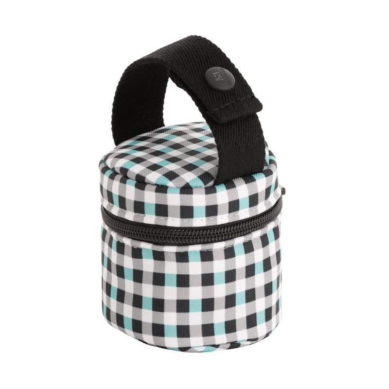 Cambrass PORTACHUPETE NEW VICHY AZUL 8.5x8.5x11 CM