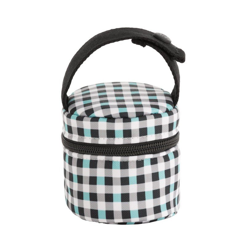 Cambrass PORTACHUPETE NEW VICHY AZUL 8.5x8.5x11 CM