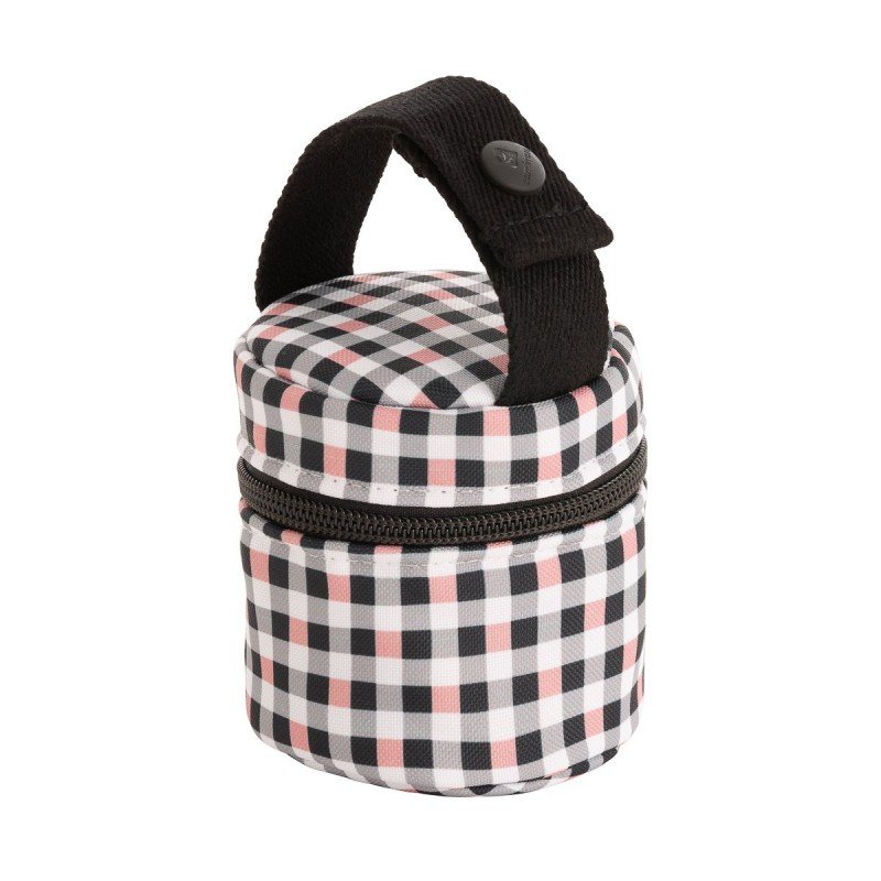 Cambrass PORTACHUPETE NEW VICHY ROSA 8.5x8.5x11 CM