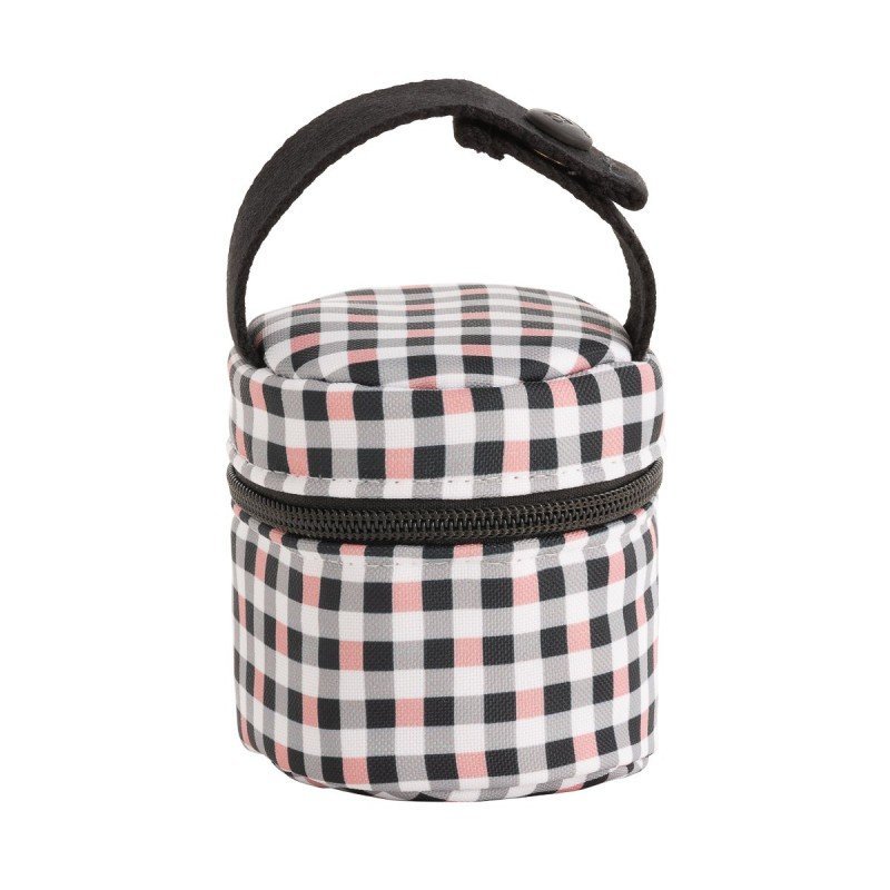 Cambrass PORTACHUPETE NEW VICHY ROSA 8.5x8.5x11 CM