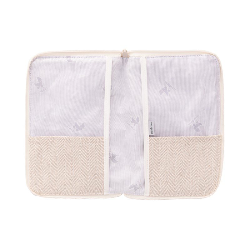 Cambrass PORTADOCUMENTOS LINO BEIGE 3x19x27 CM