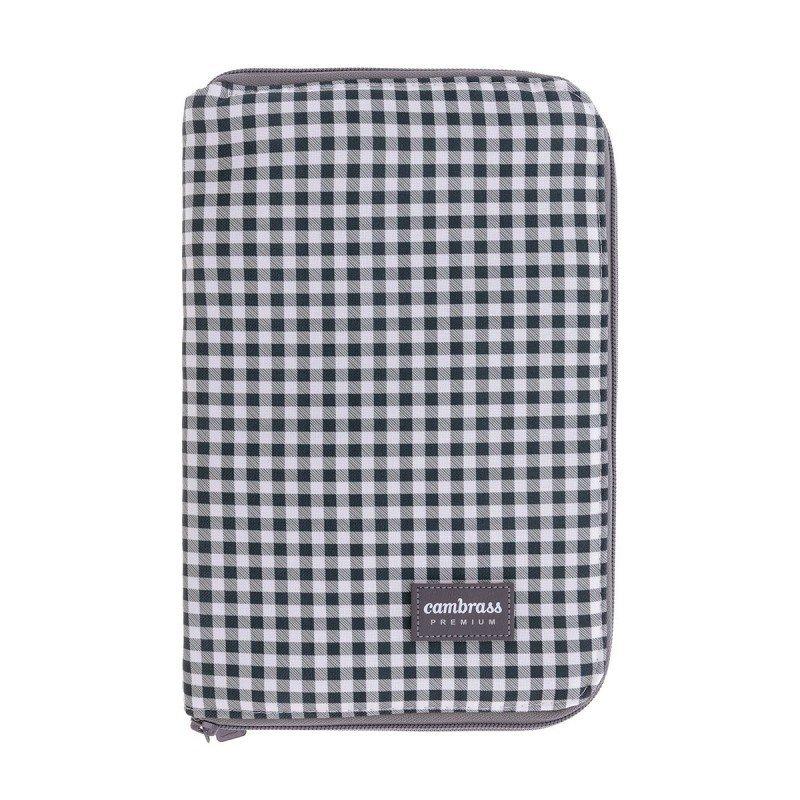 Cambrass PORTADOCUMENTOS VICHY NEGRO 3x19x27 CM