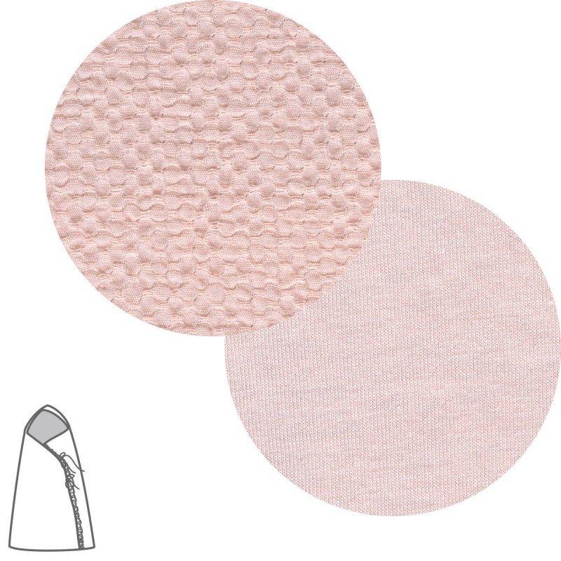 Cambrass SACO CAPAZO CRUZADO SOFT ROSA 40x80x5 CM