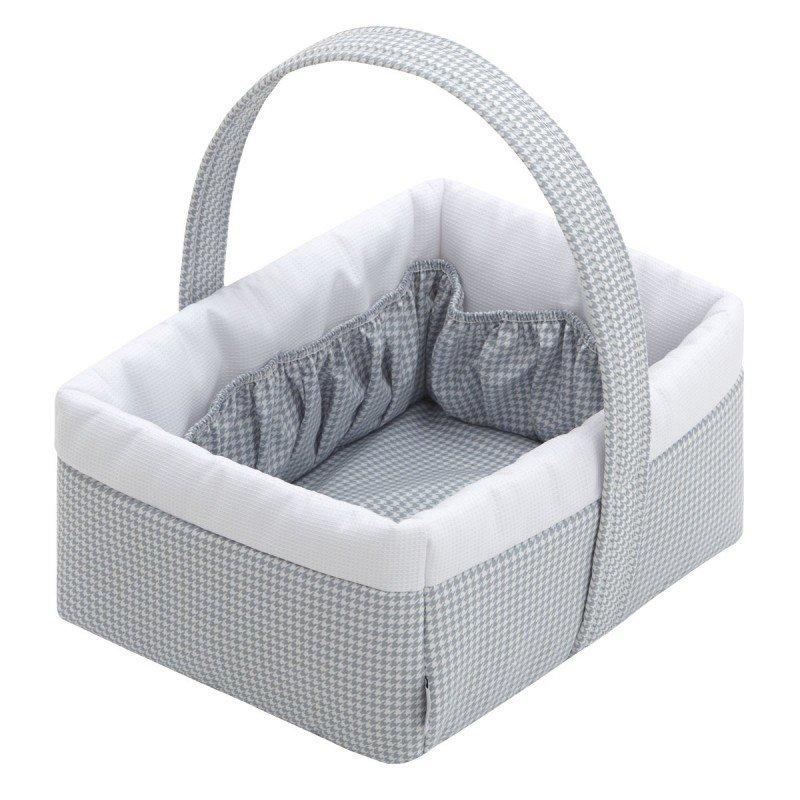 Cambrass CESTA CANASTILLA 22.5x29x29 CM MINI WINDSORD GRIS