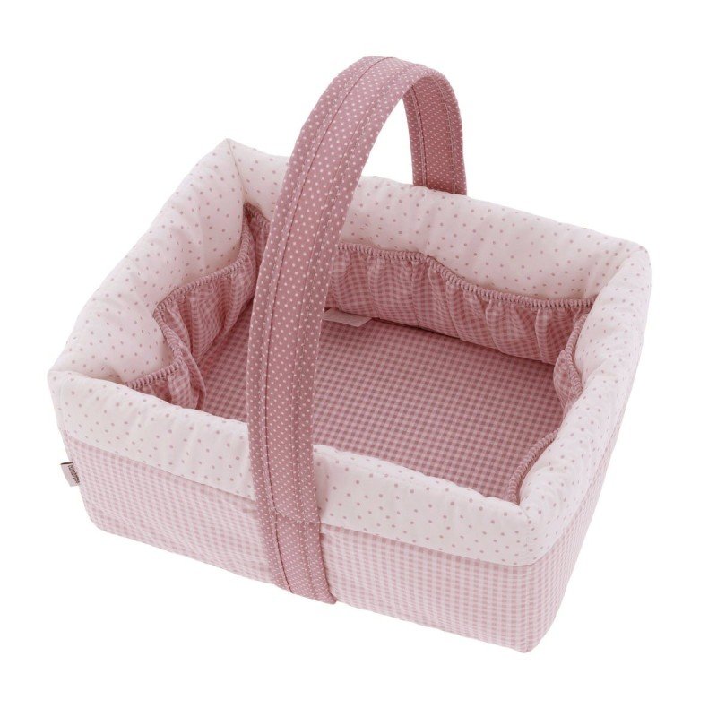 Cambrass CESTA CANASTILLA 22.5x29x29 CM VICHY10 ROSA