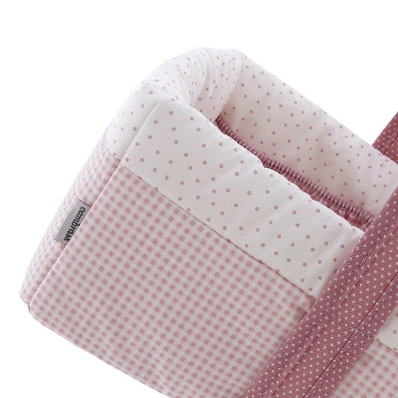 Cambrass CESTA CANASTILLA 22.5x29x29 CM VICHY10 ROSA