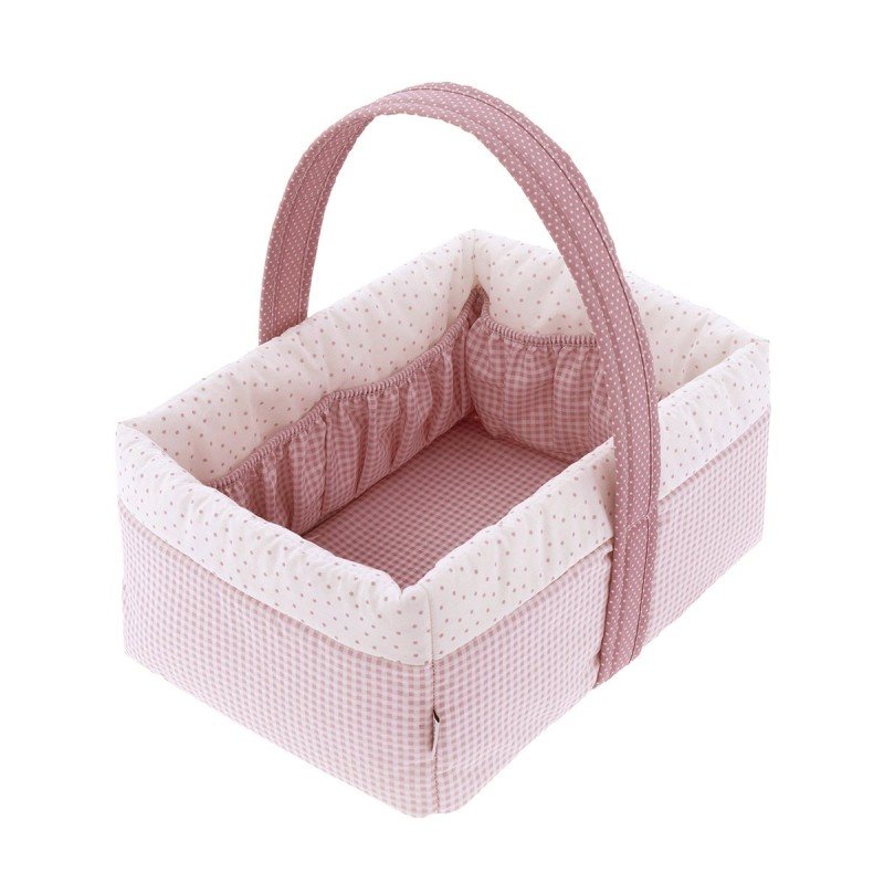Cambrass CESTA CANASTILLA 22.5x29x29 CM VICHY10 ROSA