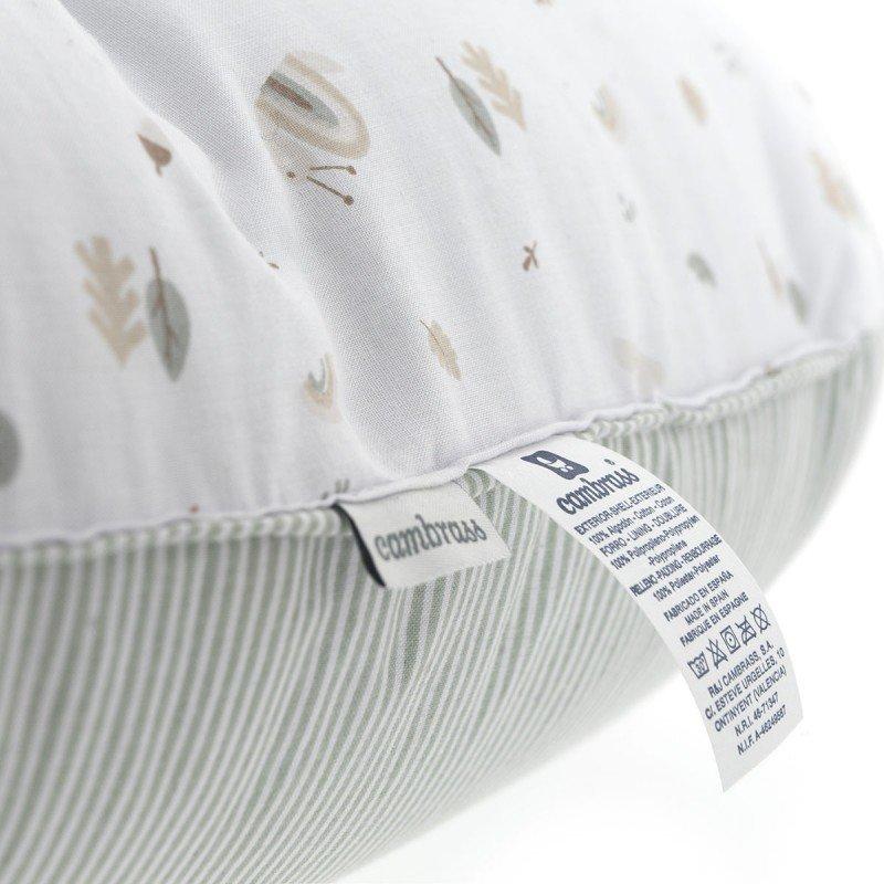 Cambrass COJIN DE LACTANCIA 53x45x10 CM GREENY VERDE