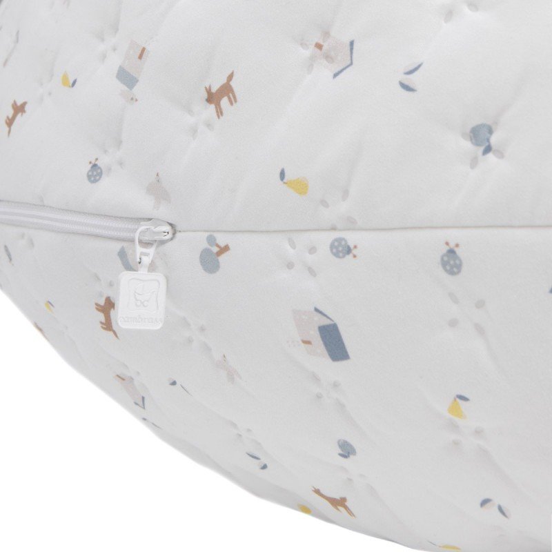 Cambrass COJIN DE LACTANCIA LUNA 80x185x16 CM HOUSE AZUL