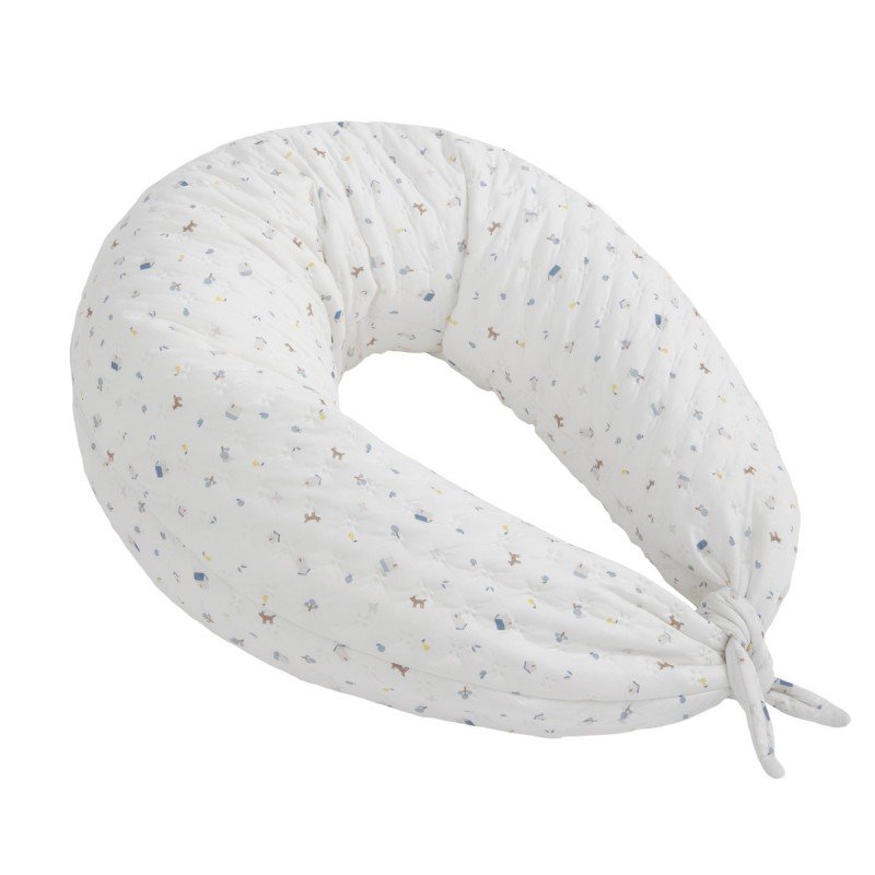 Cambrass COJIN DE LACTANCIA LUNA 80x185x16 CM HOUSE AZUL