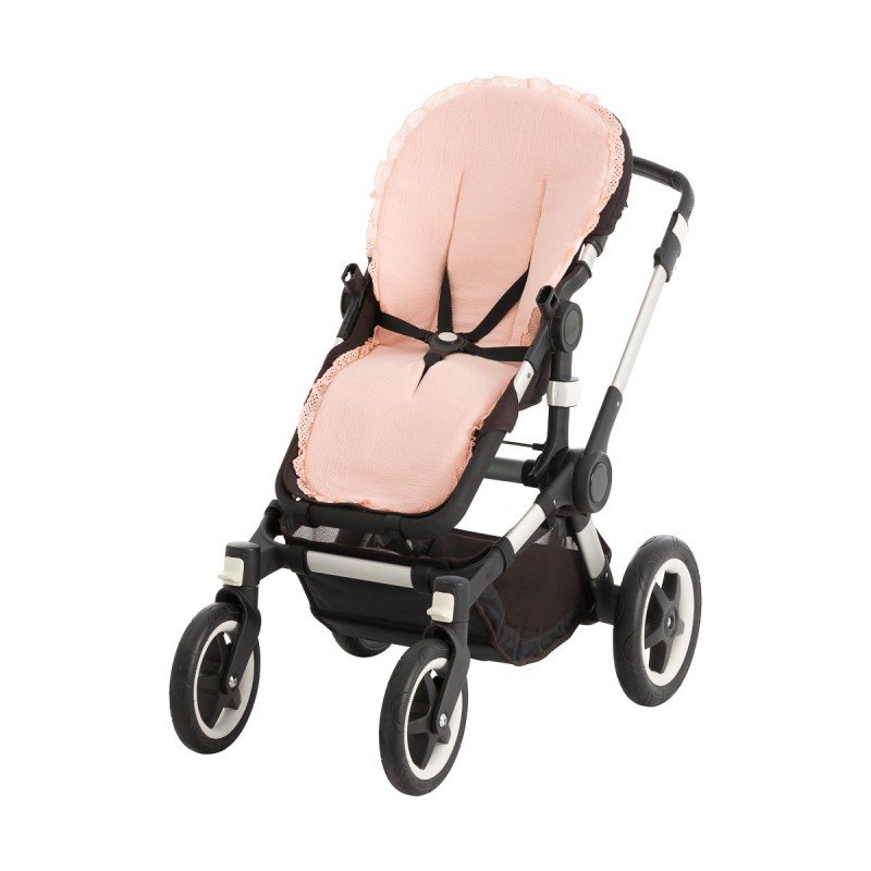 Cambrass COLCHONETA SILLA BUGA REVERS. SOFT ROSA 43x88x1 CM