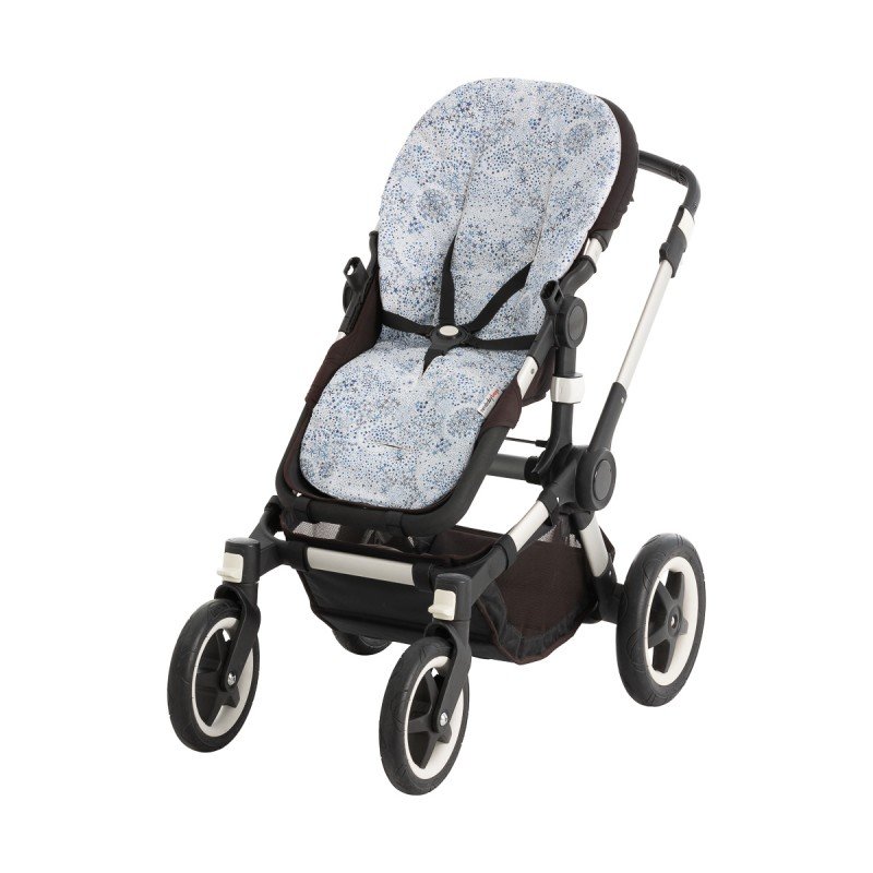 Cambrass COLCHONETA SILLA BUGA REVERS. STAR LIBERTY AZUL 43x88x1 CM