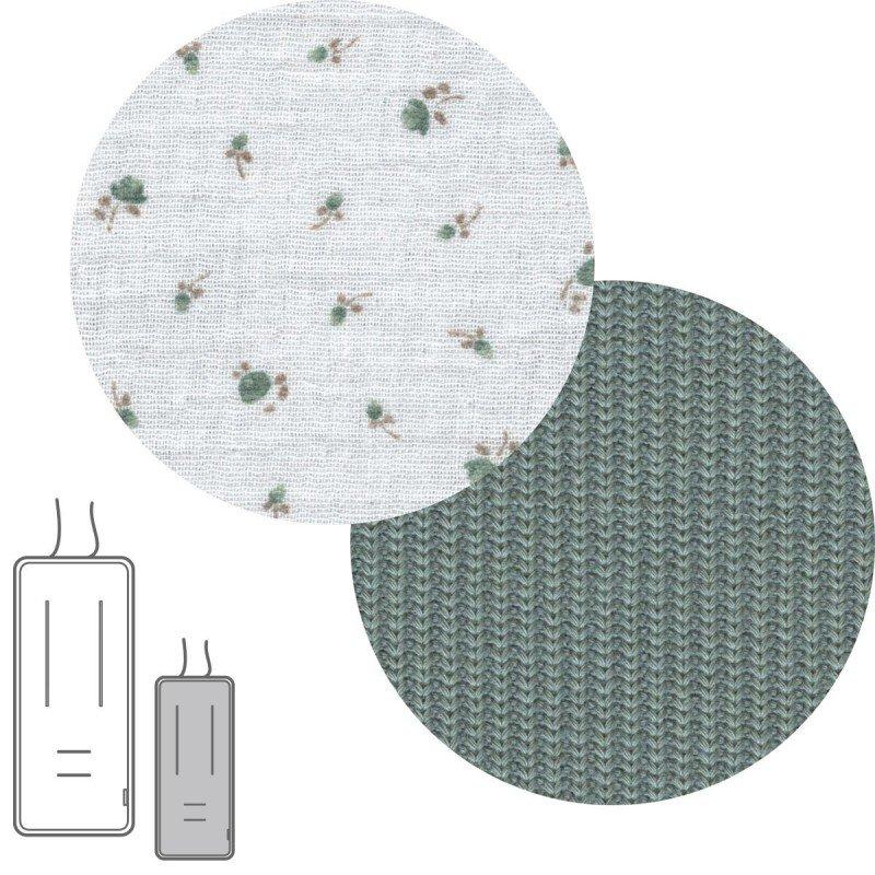 Cambrass COLCHONETA SILLA UNIV.REVERSIB ETNIC VERDE 30x80x1 CM