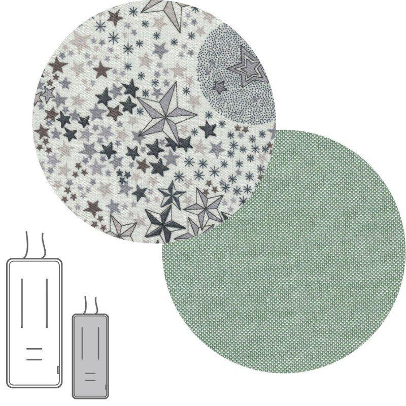 Cambrass COLCHONETA SILLA UNIV.REVERSIB STAR LIBERTY VERDE 30x80x1 CM