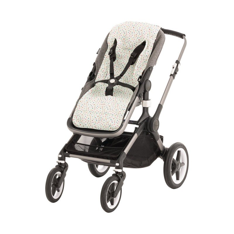 Cambrass COLCHONETA SILLA UNIVERSAL ESTRELLAS MELON 35x85x1 CM