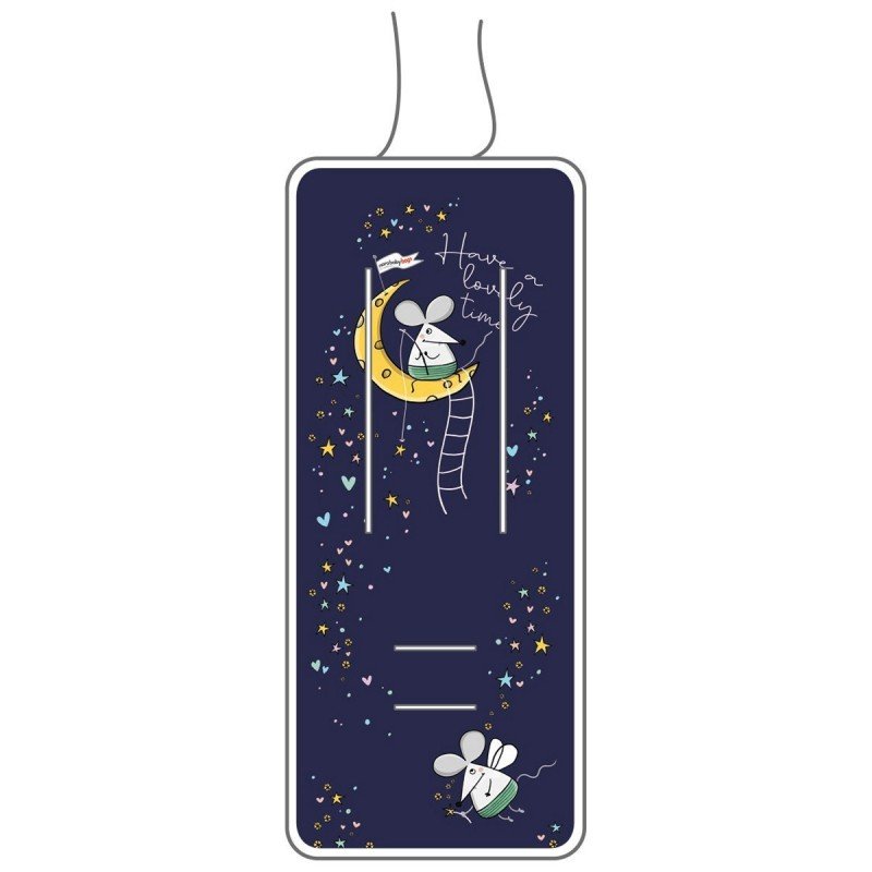 Cambrass COLCHONETA SILLA UNIVERSAL LUNA AZUL 35x85x1 CM