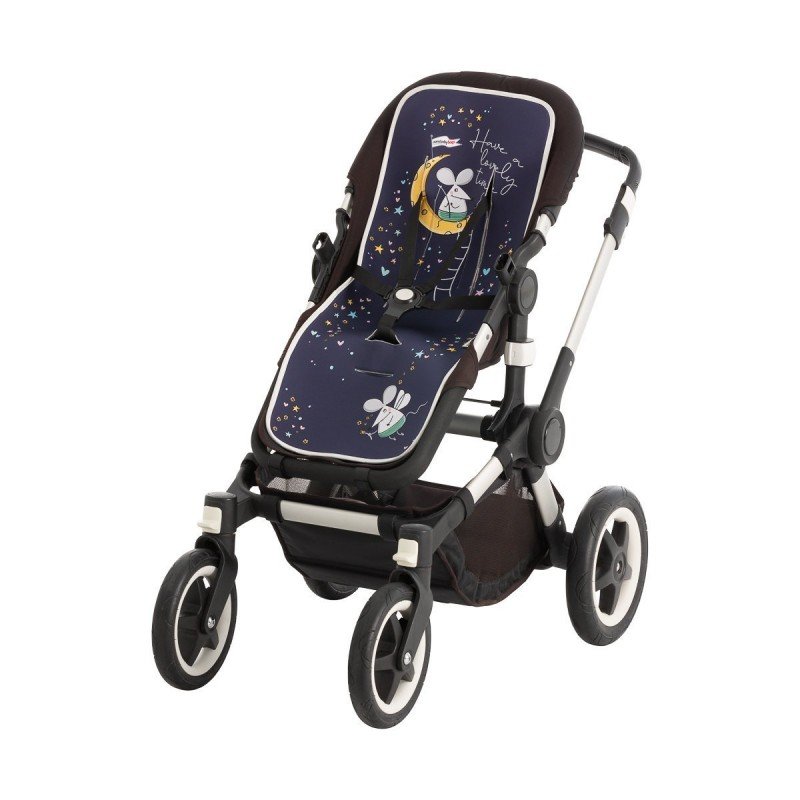 Cambrass COLCHONETA SILLA UNIVERSAL LUNA AZUL 35x85x1 CM