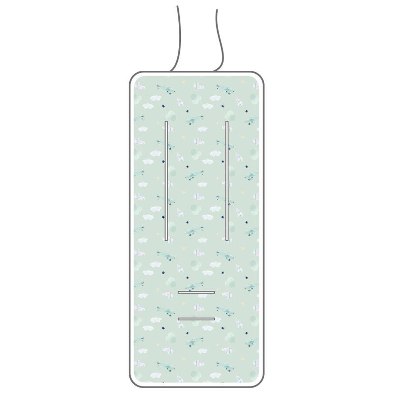 Cambrass COLCHONETA SILLA UNIVERSAL PLANE MINT 35x85x1 CM