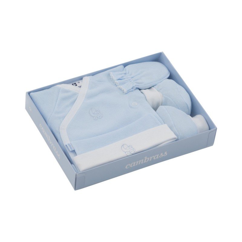 Cambrass JGO. 1ª PTA. 4 PCS. I. REF.711 LISO CELESTE T.0