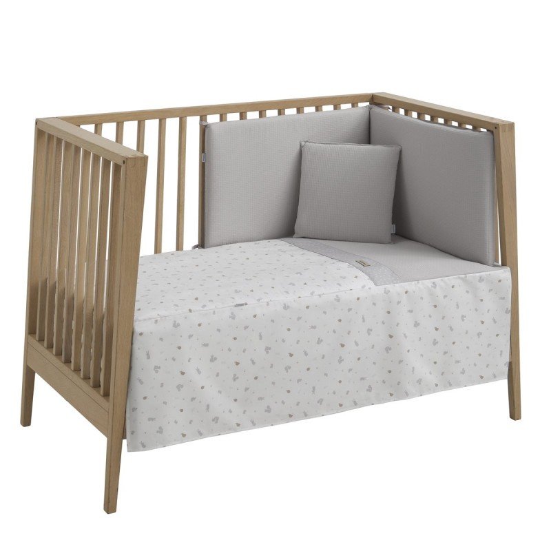 Cambrass JGO 2 PCS.COLCHA I-V. CUNA 60 ARDI GRIS 60x120x3 CM