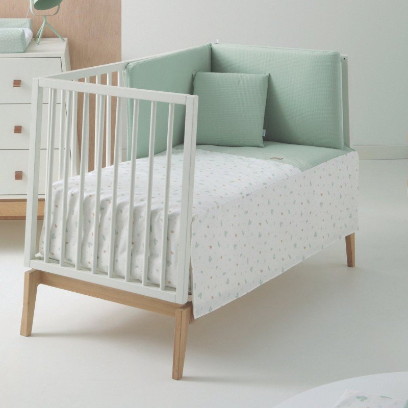 Cambrass JGO 2 PCS.COLCHA I-V. CUNA 60 ARDI VERDE 60x120x3 CM