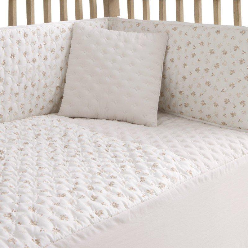 Cambrass JGO 2 PCS.COLCHA I-V. CUNA 60 BRANCH BEIGE 60x120x3 CM