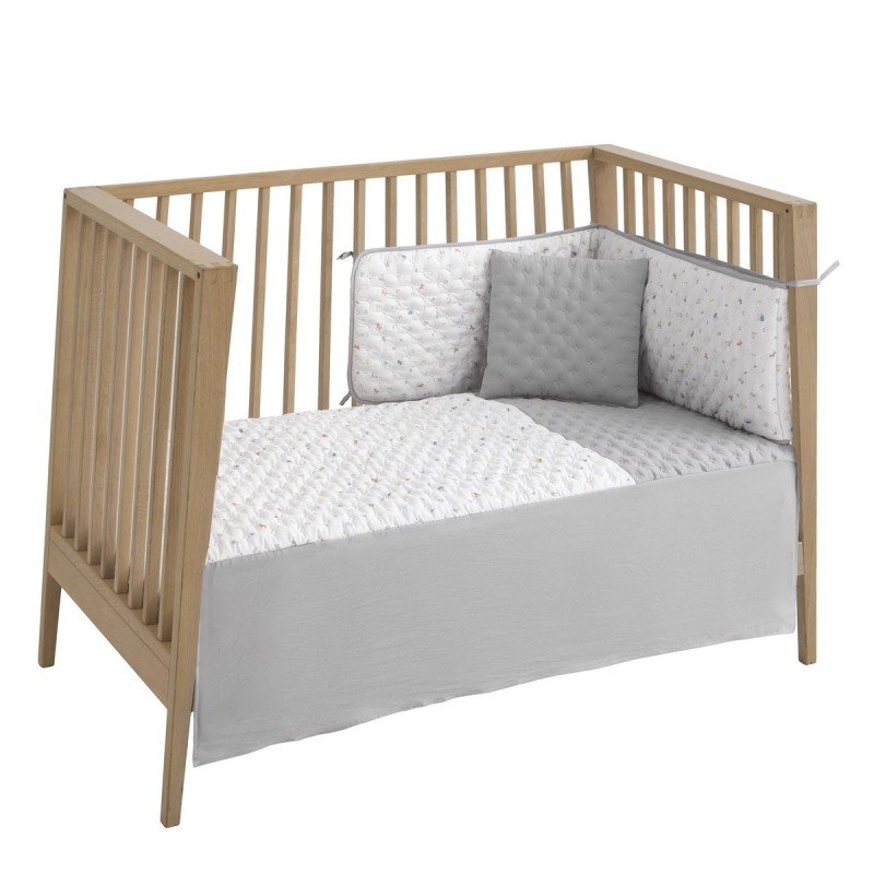 Cambrass JGO 2 PCS.COLCHA I-V. CUNA 60 HOUSE AZUL 60x120x3 CM