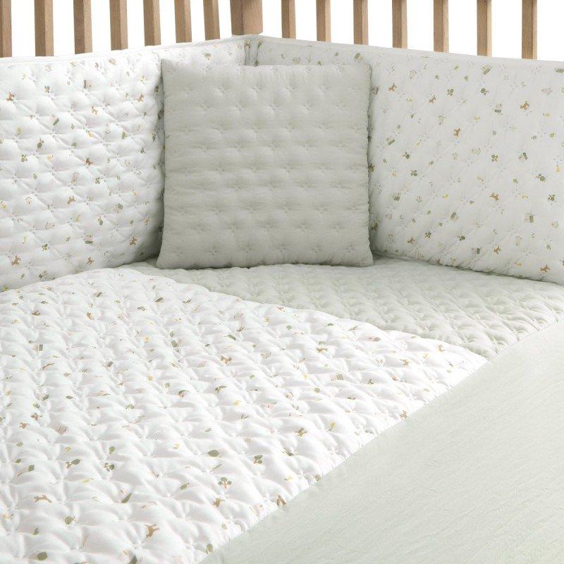 Cambrass JGO 2 PCS.COLCHA I-V. CUNA 60 HOUSE MINT 60x120x3 CM