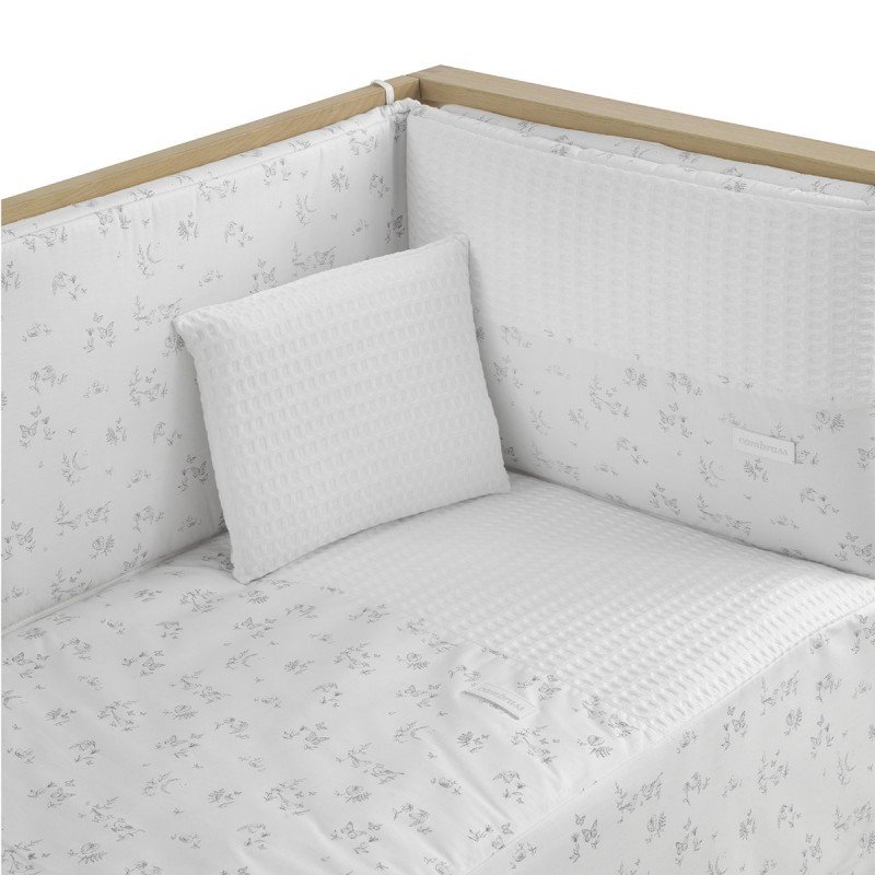 Cambrass JGO 2 PCS.COLCHA I-V. CUNA 60 MERLO CRUDO 60x120x3 CM