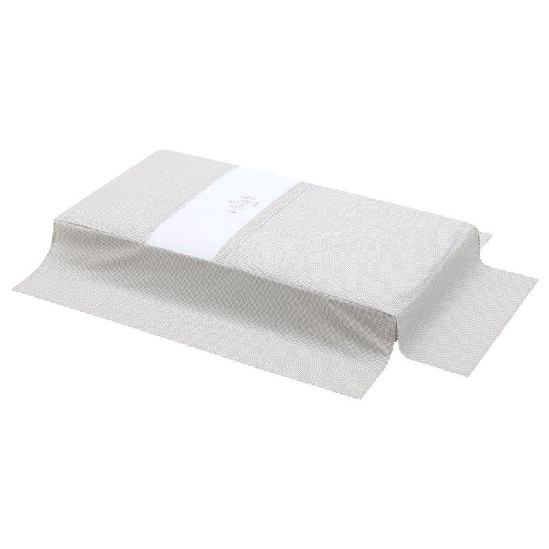 Cambrass JGO 2 PCS.COLCHA I-V. CUNA 60 MINI WINDSORD CRUDO 60x120x3 CM