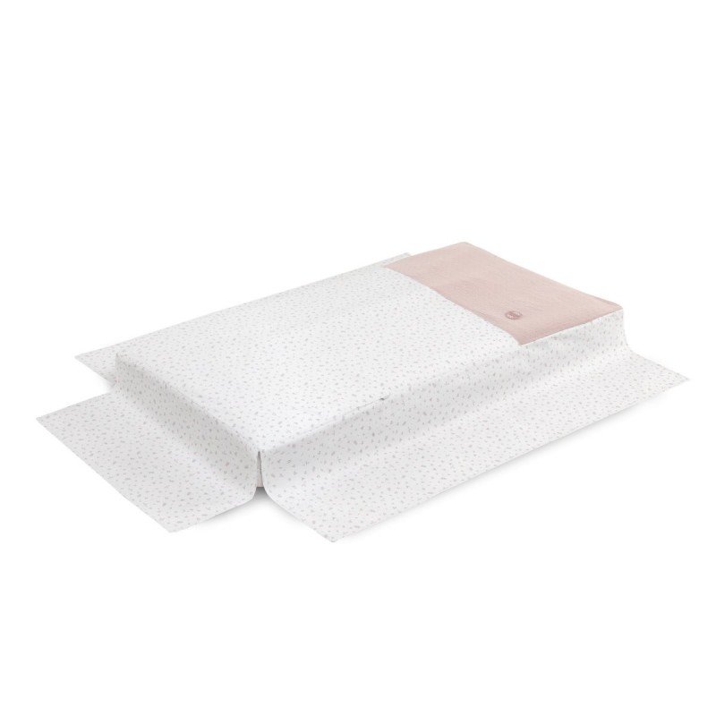 Cambrass JGO 2 PCS.COLCHA I-V. CUNA 60 PLUMETI ROSA 60x120x3 CM