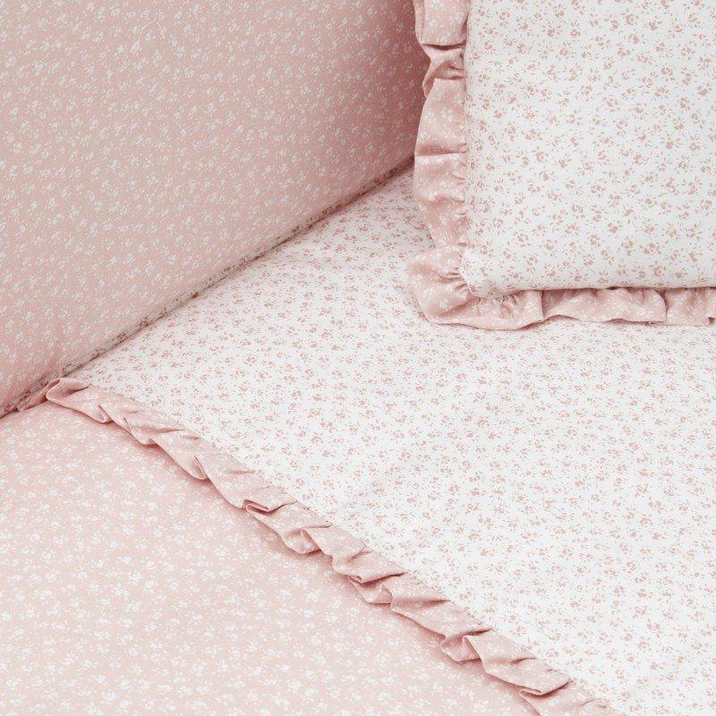 Cambrass JGO 2 PCS.COLCHA I-V. CUNA 70 LIBERTY ROSA 70x140x3 CM