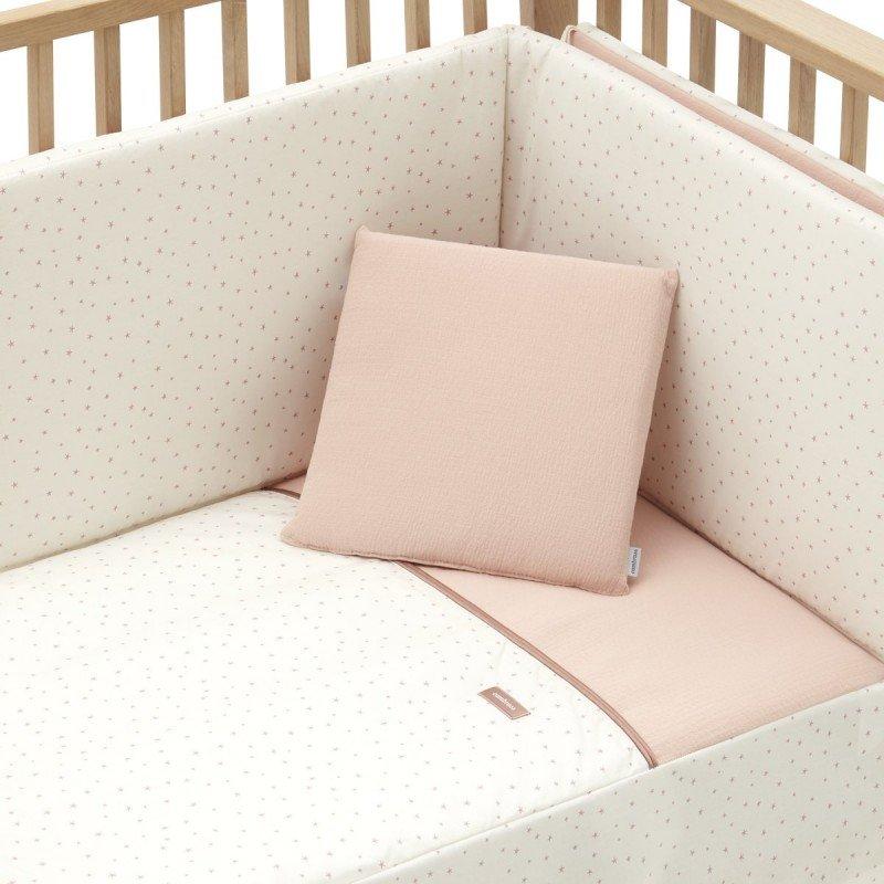 Cambrass JGO 2 PCS.COLCHA I-V. CUNA 70 MAGIA ROSA 70x140x3 CM