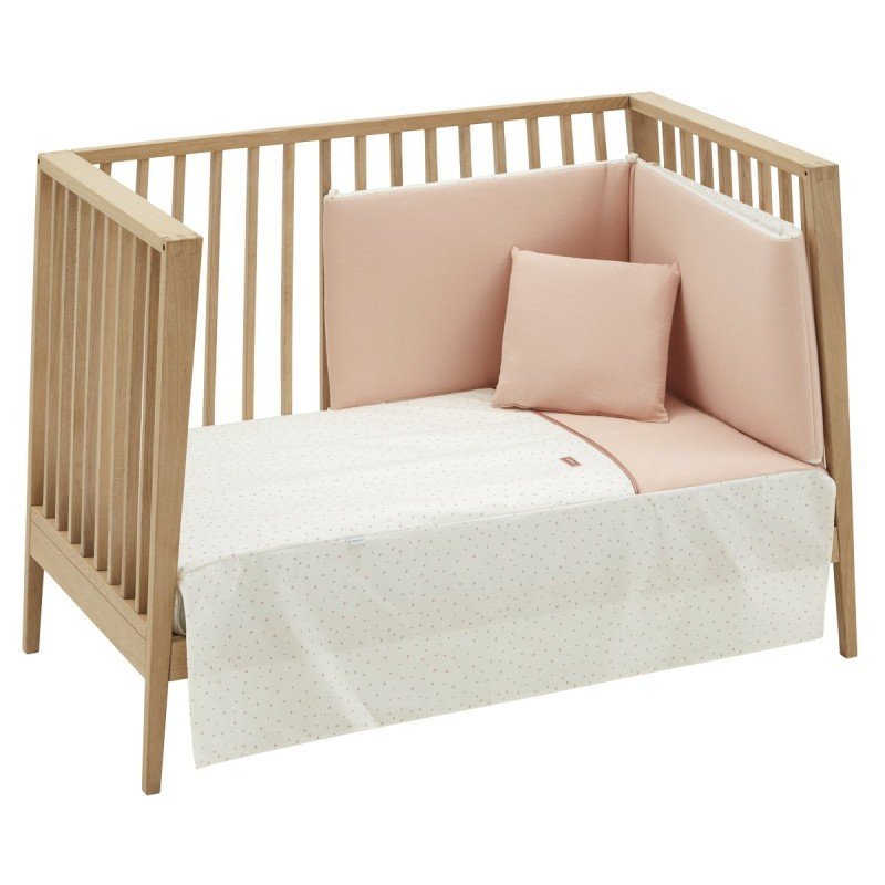 Cambrass JGO 2 PCS.COLCHA I-V. CUNA 70 MAGIA ROSA 70x140x3 CM