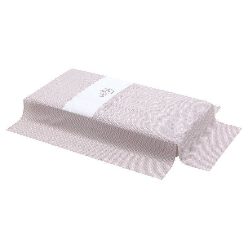 Cambrass JGO 2 PCS.COLCHA I-V. CUNA 70 MINI WINDSORD ROSA 70x140x3 CM