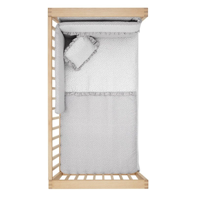 Cambrass JGO 2 PCS.F.NORDICA CUNA 70 LIBERTY GRIS 110x170x3 CM