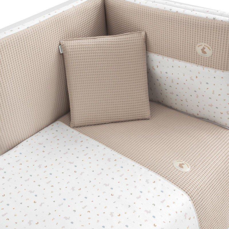 Cambrass JGO 2 PCS.F.NORDICA CUNA 70 RABBIT BEIGE 110x170x3 CM