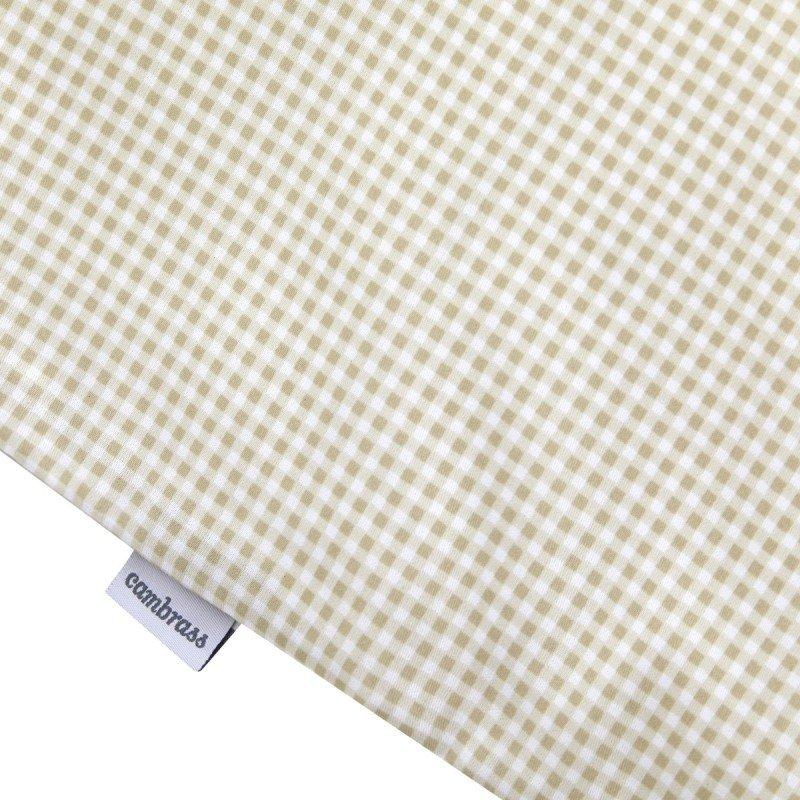 Cambrass JGO 2 PCS.F.NORDICA CUNA 70 VICHY10 BEIGE 110x170x3 CM