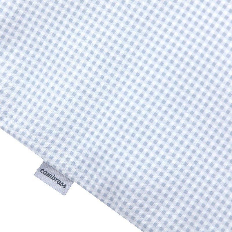 Cambrass JGO 2 PCS.F.NORDICA CUNA 70 VICHY10 CELESTE 110x170x3 CM