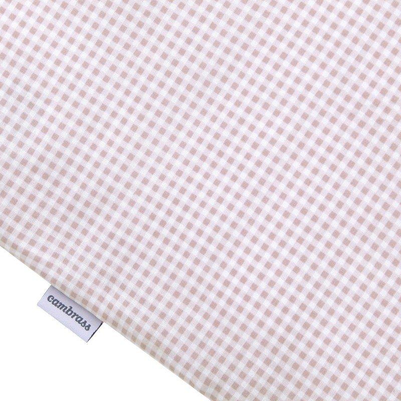 Cambrass JGO 2 PCS.F.NORDICA CUNA 70 VICHY10 ROSA 110x170x3 CM