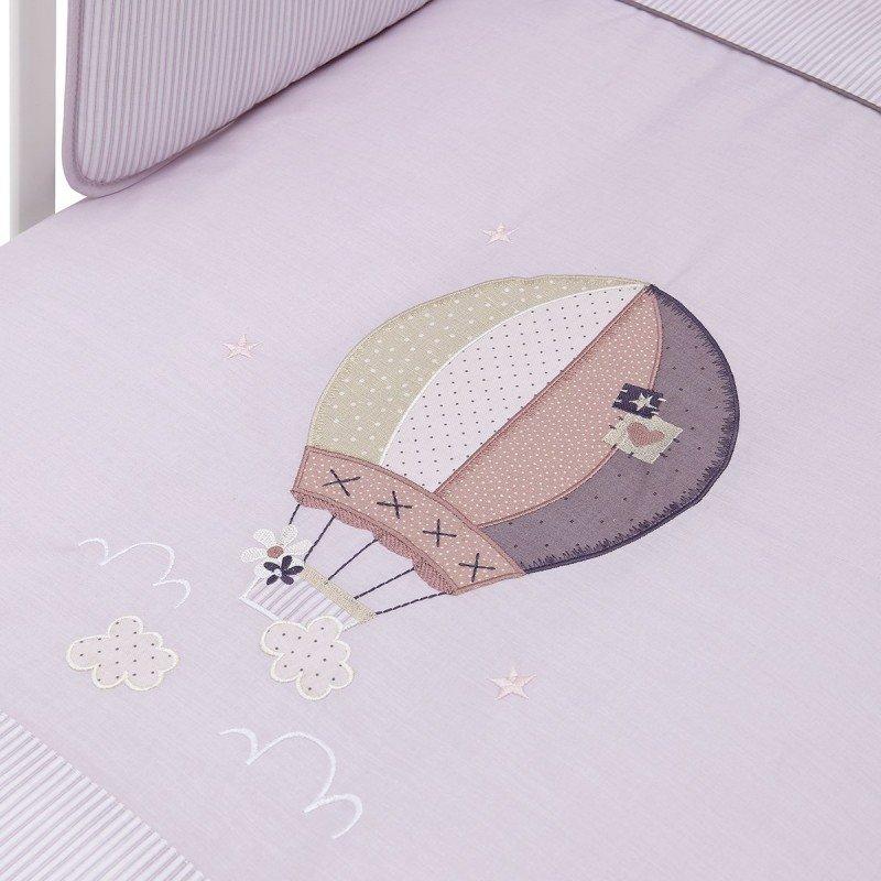 Cambrass JGO COLCHA I/V+PROT. (CUNA 60) 60x120 CM LAVANDA MALVA